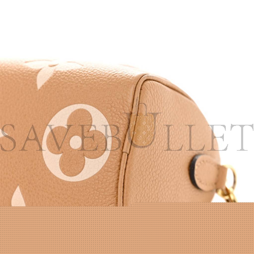 l**is V*t*n empreinte monogram giant nano speedy arizona creme m81625 (16*10*7.5cm)